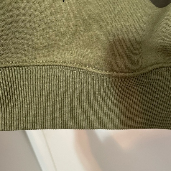 Ed Hardy lt olive long sleeve pullover hoodie double sided graphics XL New - Picture 6 of 11